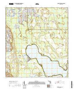 USGS US Topo 7.5-minute map for Lake Hatchineha FL 2021