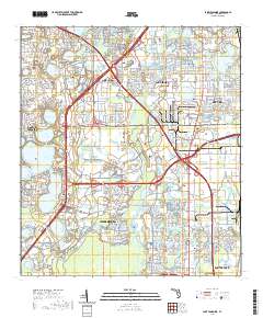 USGS US Topo 7.5-minute map for Lake Jessamine FL 2021