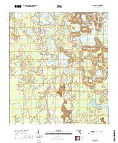 USGS US Topo 7.5-minute map for Lake Nellie FL 2021