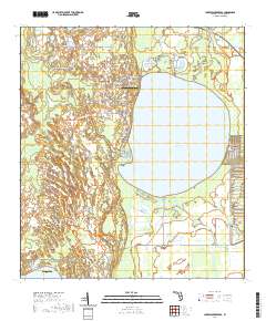 USGS US Topo 7.5-minute map for Lake Weohyakapka FL 2021