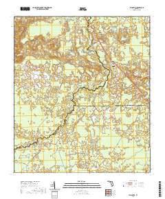 USGS US Topo 7.5-minute map for Lamont SE FL 2021