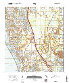 USGS US Topo 7.5-minute map for Laurel FL 2021