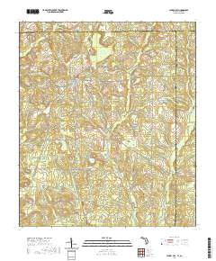 USGS US Topo 7.5-minute map for Laurel Hill FLAL 2021