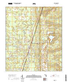 USGS US Topo 7.5-minute map for Lawtey FL 2021