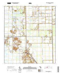 USGS US Topo 7.5-minute map for Little Cypress Swamp FL 2021