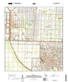 USGS US Topo 7.5-minute map for Loxahatchee FL 2021