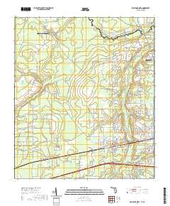 USGS US Topo 7.5-minute map for Macclenny West FLGA 2021