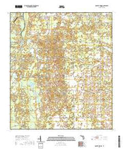 USGS US Topo 7.5-minute map for Manatee Springs FL 2021