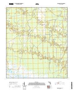 USGS US Topo 7.5-minute map for Manlin Hammock FL 2021