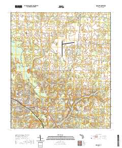 USGS US Topo 7.5-minute map for Marianna FL 2021