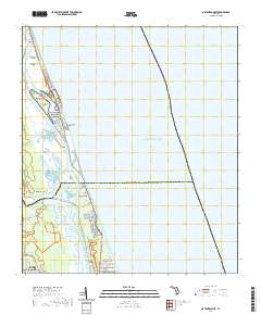 USGS US Topo 7.5-minute map for Matanzas Inlet FL 2021