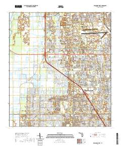 USGS US Topo 7.5-minute map for Melbourne West FL 2021