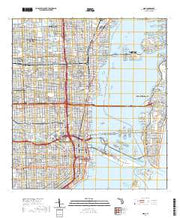 USGS US Topo 7.5-minute map for Miami FL 2021