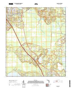 USGS US Topo 7.5-minute map for Micanopy FL 2021