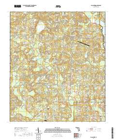 USGS US Topo 7.5-minute map for Miccosukee FL 2021