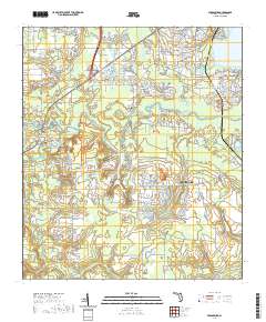 USGS US Topo 7.5-minute map for Middleburg FL 2021