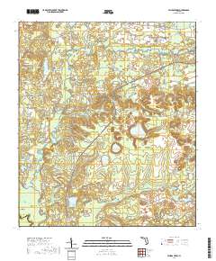 USGS US Topo 7.5-minute map for Millers Ferry FL 2021