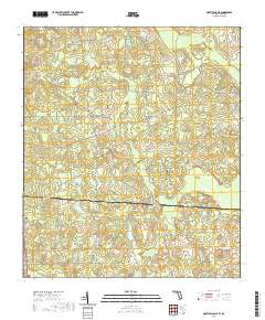 USGS US Topo 7.5-minute map for Monticello NE FLGA 2021