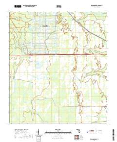 USGS US Topo 7.5-minute map for Narcoossee NE FL 2021