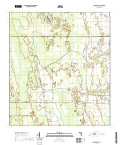 USGS US Topo 7.5-minute map for Narcoossee SE FL 2021