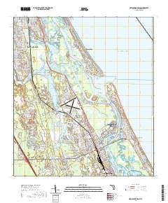 USGS US Topo 7.5-minute map for New Smyrna Beach FL 2021