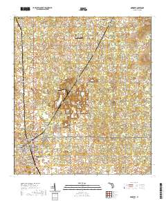 USGS US Topo 7.5-minute map for Newberry FL 2021