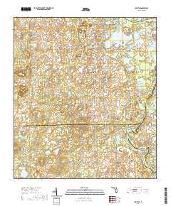 USGS US Topo 7.5-minute map for Nobleton FL 2021