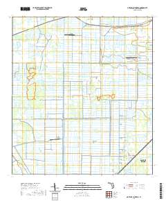 USGS US Topo 7.5-minute map for North of Bluefield FL 2021