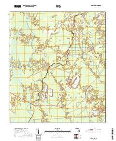 USGS US Topo 7.5-minute map for Nutall Rise FL 2021