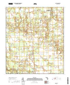 USGS US Topo 7.5-minute map for O'Brien FL 2021