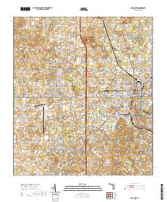 USGS US Topo 7.5-minute map for Ocala West FL 2021