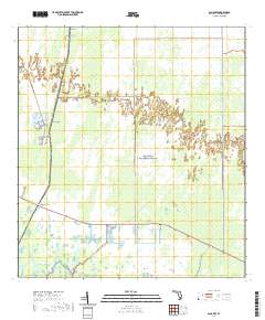 USGS US Topo 7.5-minute map for Ochopee FL 2021