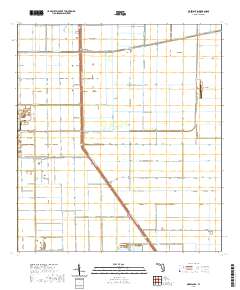 USGS US Topo 7.5-minute map for Okeelanta FL 2021