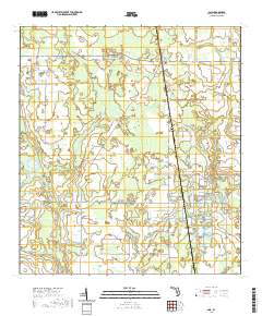 USGS US Topo 7.5-minute map for Ona FL 2021