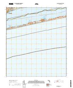 USGS US Topo 7.5-minute map for Oriole Beach FL 2021