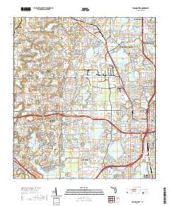 USGS US Topo 7.5-minute map for Orlando West FL 2021