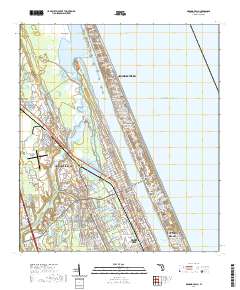 USGS US Topo 7.5-minute map for Ormond Beach FL 2021