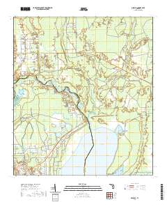 USGS US Topo 7.5-minute map for Osceola FL 2021