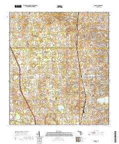 USGS US Topo 7.5-minute map for Oxford FL 2021