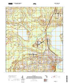 USGS US Topo 7.5-minute map for Palatka FL 2021