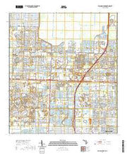 USGS US Topo 7.5-minute map for Palm Beach Farms FL 2021