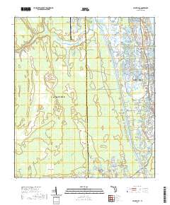 USGS US Topo 7.5-minute map for Palm Valley FL 2021