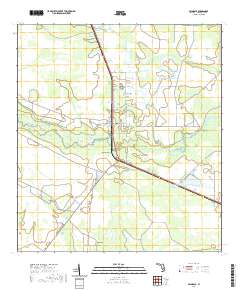 USGS US Topo 7.5-minute map for Palmdale FL 2021