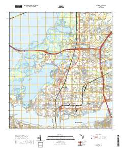 USGS US Topo 7.5-minute map for Palmetto FL 2021