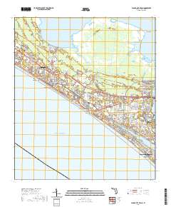 USGS US Topo 7.5-minute map for Panama City Beach FL 2021