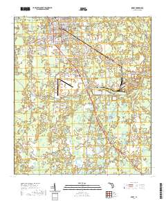 USGS US Topo 7.5-minute map for Perry FL 2021