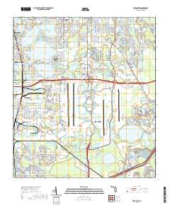 USGS US Topo 7.5-minute map for Pine Castle FL 2021