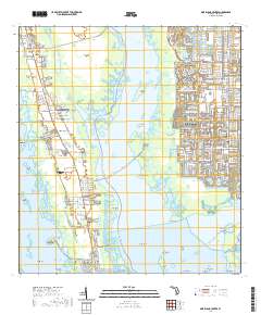 USGS US Topo 7.5-minute map for Pine Island Center FL 2021