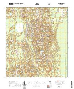 USGS US Topo 7.5-minute map for Pine Lakes FL 2021