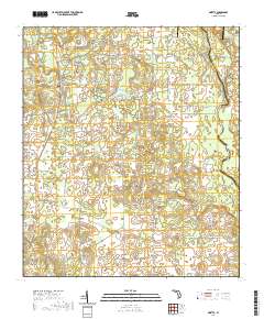 USGS US Topo 7.5-minute map for Pinetta FL 2021